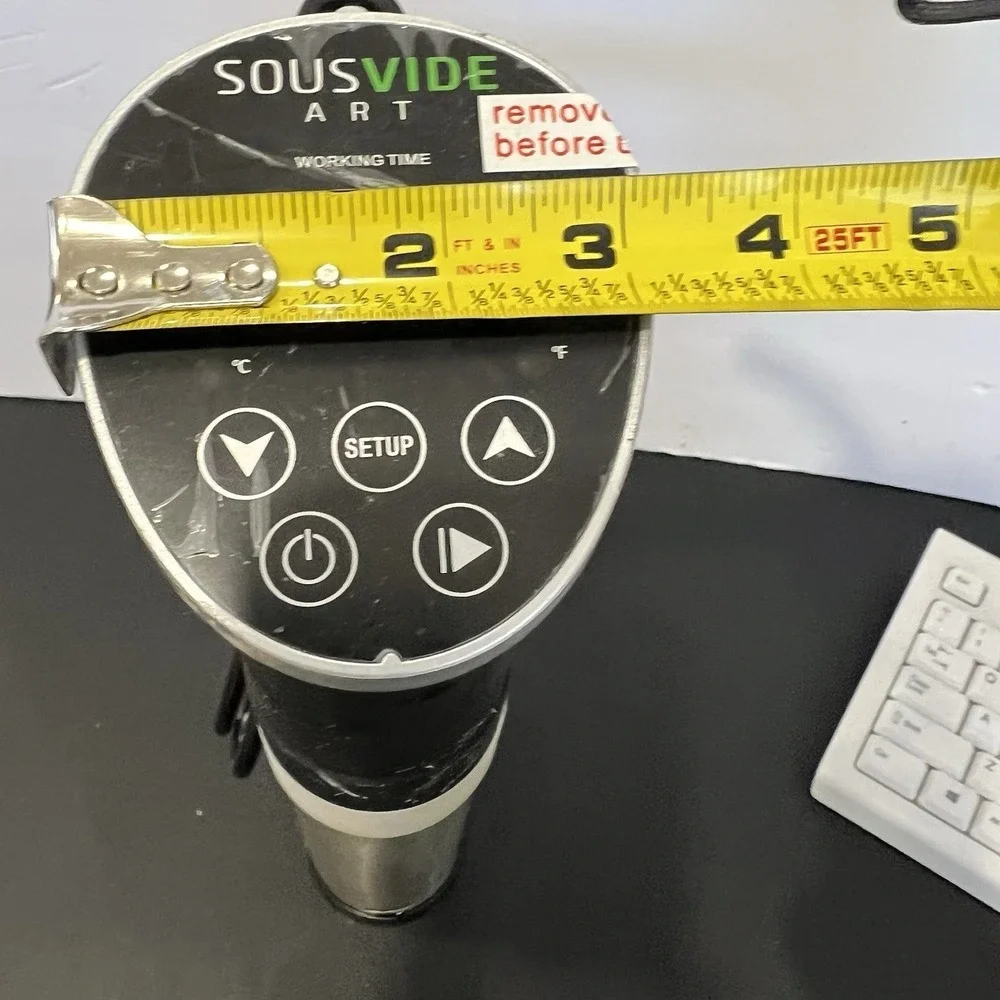 Sous Vide Art Immersion Circulator Precision Cooker 1000W Black Silver SVA-00001